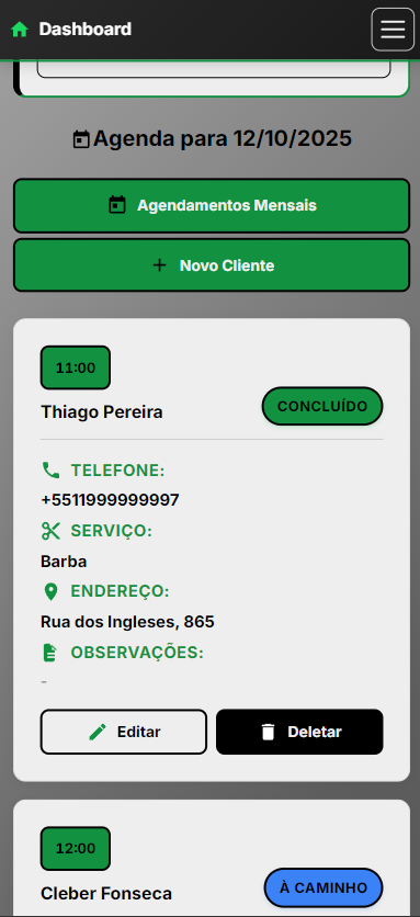 Interface Mobile
